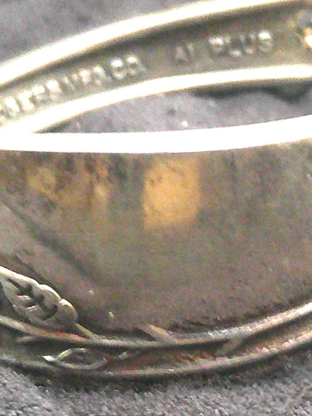 vintage Wm A Rogers Silver Spoon Bracelet
